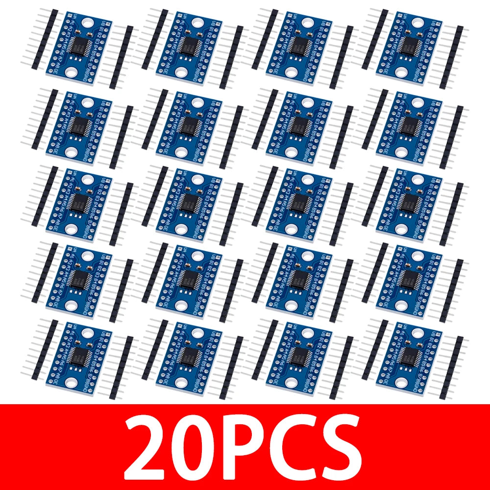 TXS0108E 8-Channel 1.4V-5.5V Bidirectional Logic Level Shifter with Auto-Direction Sensor 10Mbps High-Speed Voltage Converter