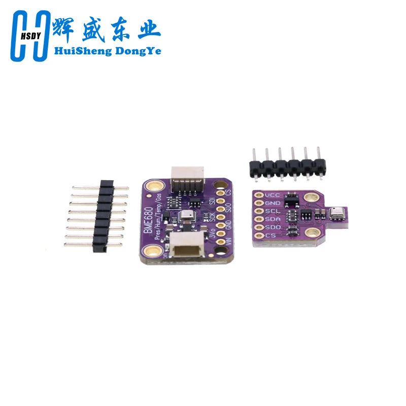 BME680 Temperature and Humidity Temperature Pressure High Altitude Sensor Module Digital 4 in 1 Sensor With Gas High Accuracy
