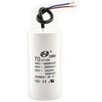 CBB60 Motor Start Capacitor for Washing Machine, Spin Dryer, Water Pump 4/5/6/8/10/12/20/100UF