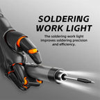 Portable Cordless Digital Soldering Iron USB Charging Adjustable Temperature 260-420℃ Solder Iron Multifunctional Intelligent