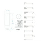 PSVANE EL84 Vacuum Tube Replace 6P14 6BQ5 for Tube Amp Headphone Amp Guitar Speaker Hifi Upgrade Tube Amplifier