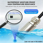 1PCS SHT40 SHT30 SHT20 SHTC3 SHT41 SHT35 SHT31 Temperature Humidity Sensor PE Waterproof I2C Probe with IIC Interface