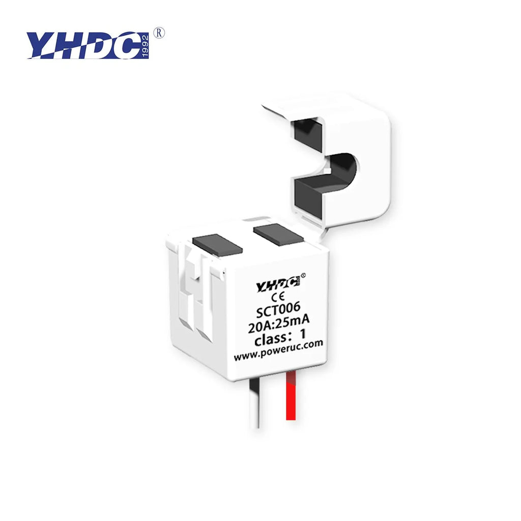 YHDC Split Core Current Transformer SCT006 Rated Input 1A/5A/10A/20A Output 1mA/2.5mA/5mA/10mA/20mA/25mA Accuracy 1%/0.5%