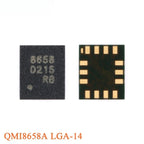 20pcs/1pc QMI8658 QMI8658A LGA-14 6-Axis Inertial Measurement Unit Gyroscope Accelerometer Sensor Chip QMA6100P QMC5883P QMC6308