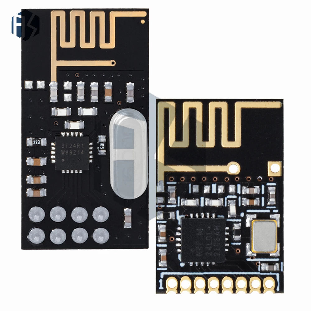 Upgraded NRF24L01+ 2.4GHz Wireless Transceiver Module, Compatible with Arduino for DIY Electronic Projects