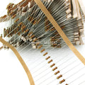 100PCS 1/4W Carbon Film Resistors 5% 1R-10M 10R 47R 100R 220R 1K 10K 4K7 100K 560K 1M 3M3 ohm Color Ring Resistance 100PCS