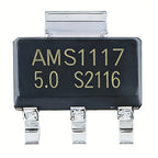 50/100Pcs AMS1117-1.2V 1.5V 1.8V 2.5V 3.3V ADJ SOT-223 SOT-89 AMS1117CD-5.0 TO-252 Adjustable/Fixed Low Dropout Linear Regulator
