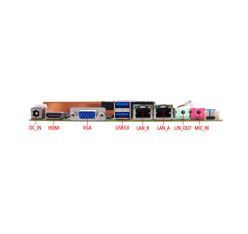 Factory X86 Mini-ITX Motherboard and Processor Kabylake 7th Generation Core I3 I5 I7 DDR 16GB VGA HD-MI EDP/LVDS