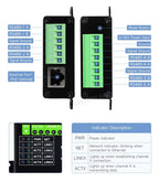 Industrial Isolated 4CH RS485 TO POE ETH (B) RJ45 Converter UART For Modbus 4-Ch RS485 to RJ45 Ethernet Serial Server