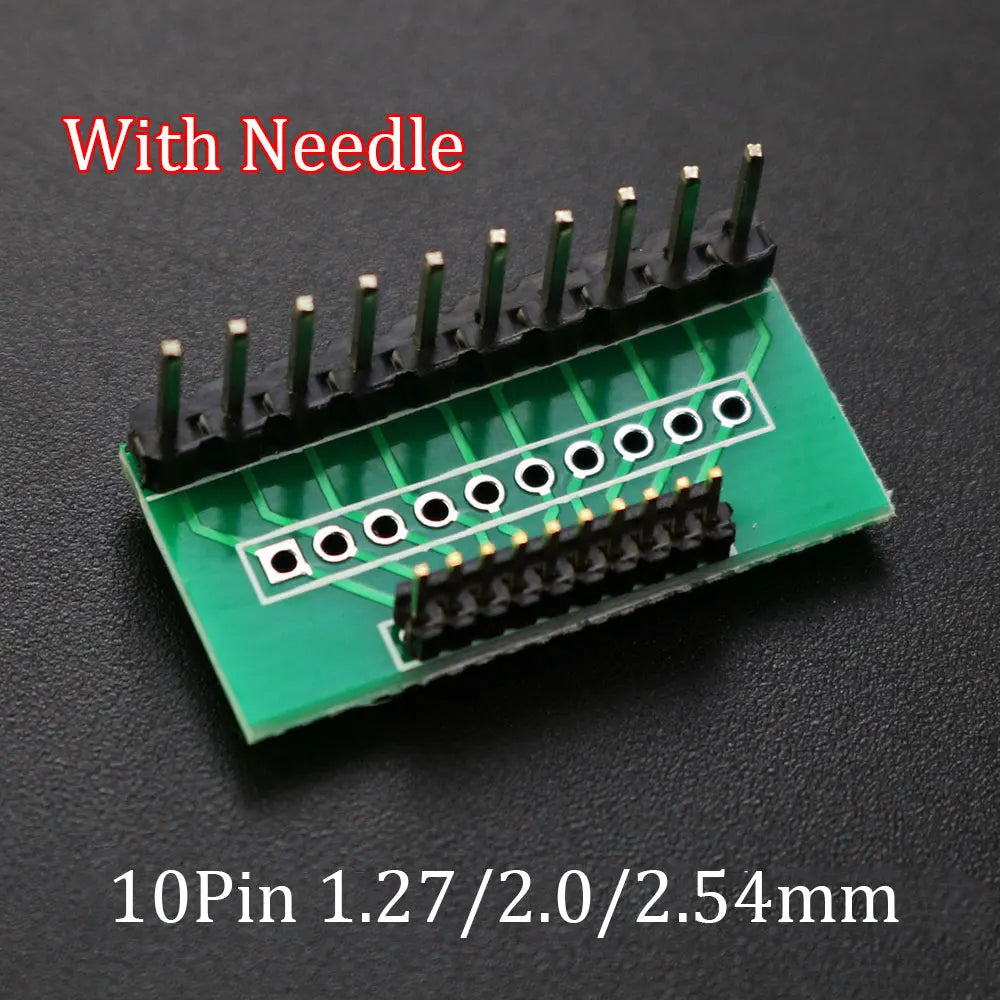 YUXI 1PCS 1.27mm 2.0mm 2.54mm Pitch Transfer Plate Converter Single Double Row Pin PCB PCI Adapter Board