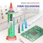 217℃ Lead Free High-Temperature Solder Paste Sn96.5Ag3.0Cu0.5 Melting Point: Enhanced Conductivity of Needle Tube