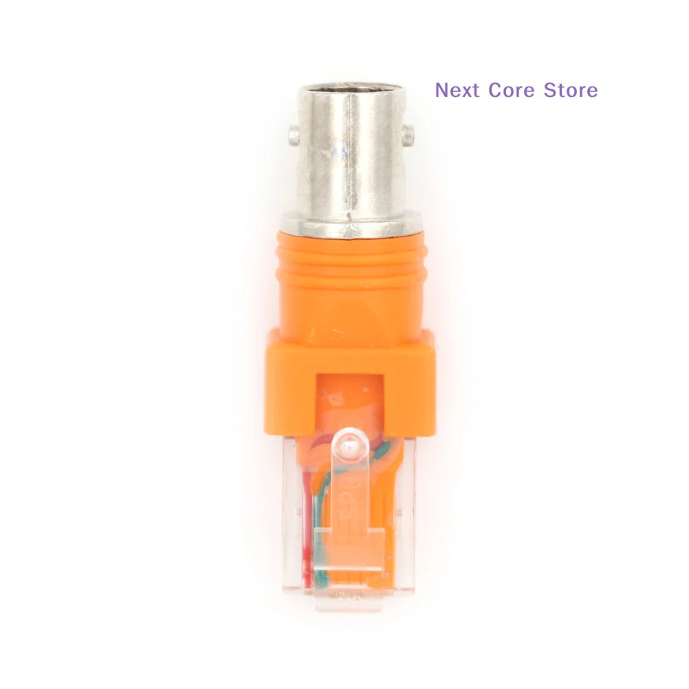 [NC]BNC Female To RJ45 Male Coaxial Coupler Adapter RJ45 To RF Connector[NC]