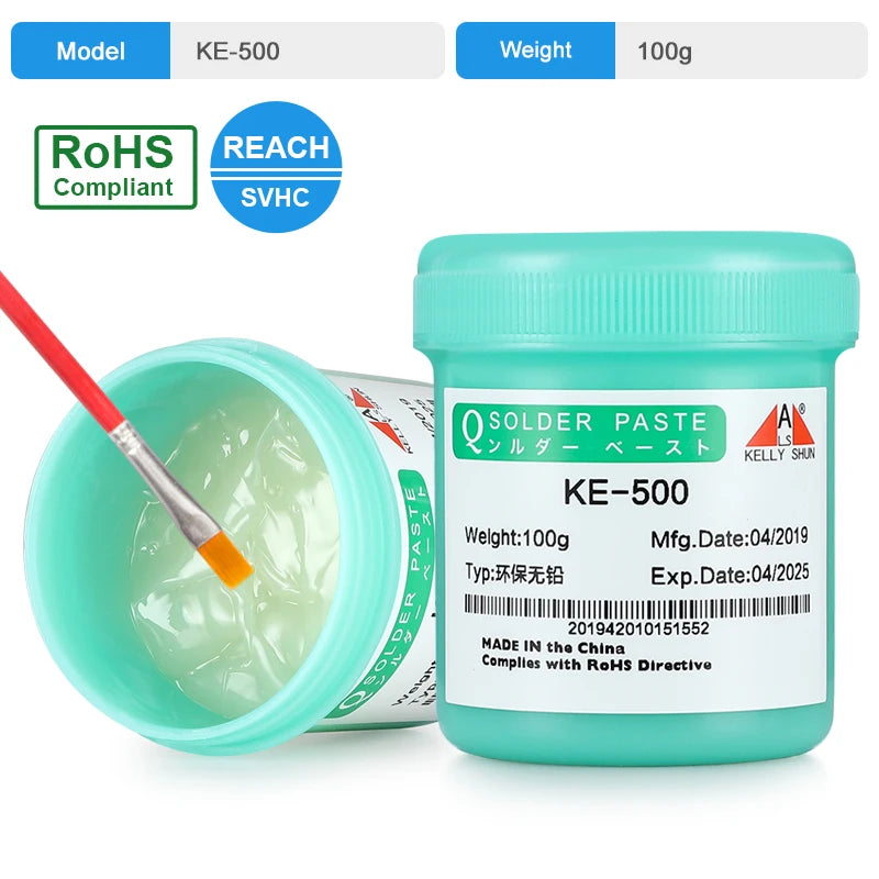 100% Original 100G Soldering Flux for Welding SMD Desoldering BGA Soldering Paste Flux, No-Clean Soldering Pcb Repair Welding