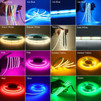 5V USB 3MM 5MM PCB COB LED Strip Light White/Red/Green/Pink/Ice Blue/Yellow TV Backlights DC5V 320Led Flex Night Lamp Home Decor