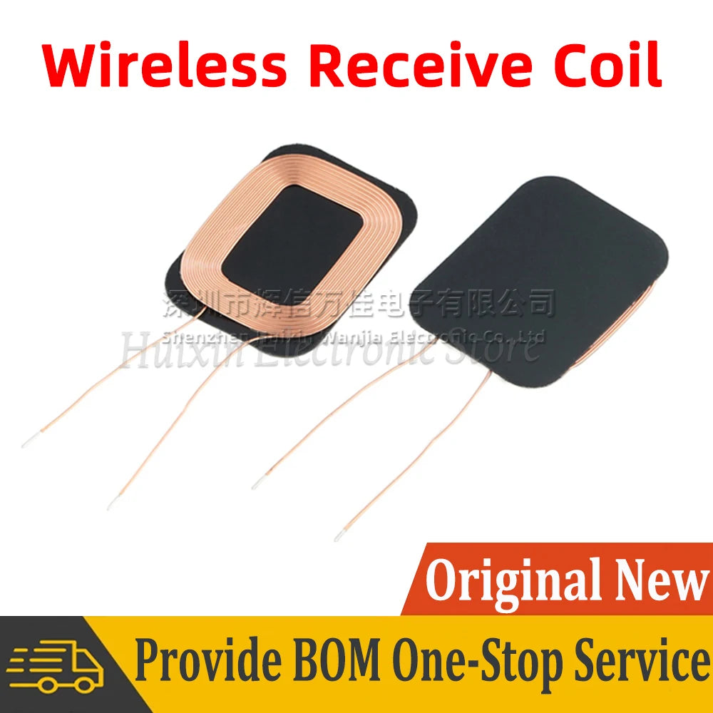 5pcs Wireless Charger Transmitter Receiver Coil Qi Standard Wireless Charging Transmitting Receiving DIY PCB Transmit Coil
