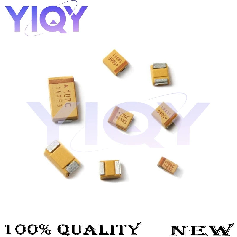 10PCS A B C D Tantalum capacitor SMD 1UF 0.22UF 100UF 4.7UF 10UF 22UF 33UF 47UF 6.3V 10V 16V 25V 35V 50V 3216 3528 6032 7343