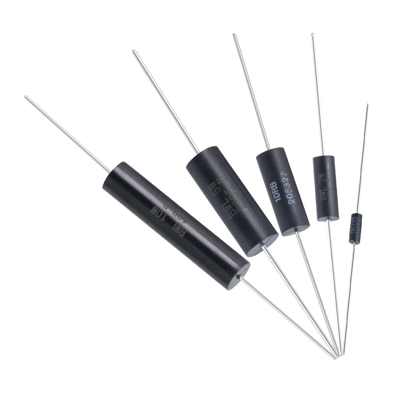 1Pcs Bwl-3W5W10W0.1% High Precision Resistor 0.005-10K Ohm Low Temperature Coefficient Wirewound Sampling Resistor