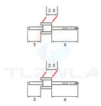 10PCS 1X40Pin Breakable Pin Header 2.54mm Single Row Male Header Connector PCB Pin Strip for Arduino Yellow/Green/White/Black