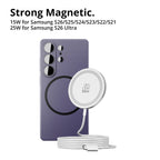 Bonola 25W Magnetic Wirelesss Charger for Samsung S26 Ultra Wireless Fast Charging Pad Type C Cable for Galaxy S26 Ultra