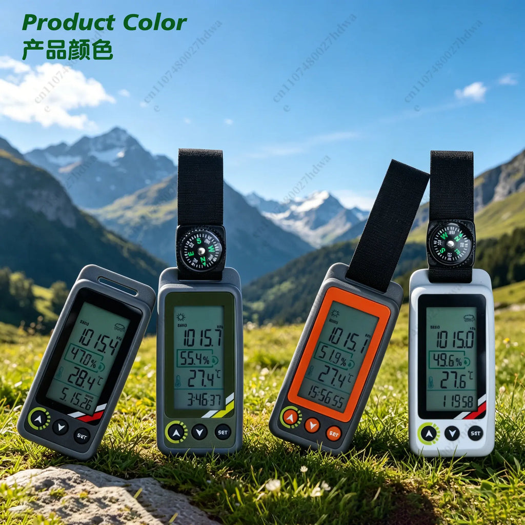 Thermohygrometer Altitude Meter Multifunctional Thermometer Barometric Pressure and Temperature Measurement