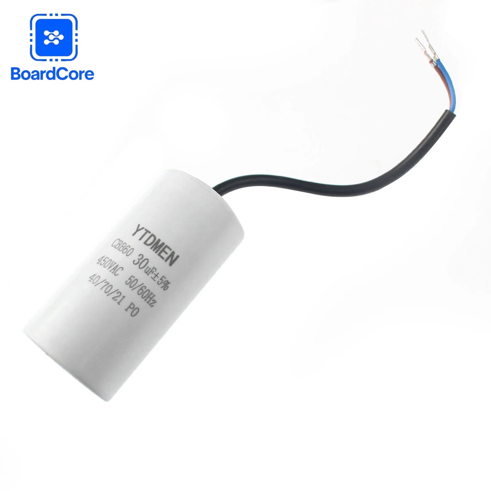 CBB60 450V 5% Motor Run Capacitors 3/4/5/6/8/10/12/14/15/16/18/20/25/30/40/45/50/60UF AC Starting Capacitor for Washing Machine