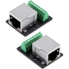 RJ45 Breakout Board, Ethernet Single Female Connector Breakout Board, Female Connector Breakouts Board, 2.54mm Pitch