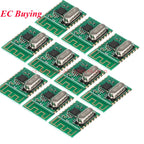 10Pcs/1pc MD7105-SY A7105 2.4G 2.4GHZ Wireless Transceiver Module 3.3V Similar CC2500 NRF24L01 500KHz Step FSK/GSK Modulation