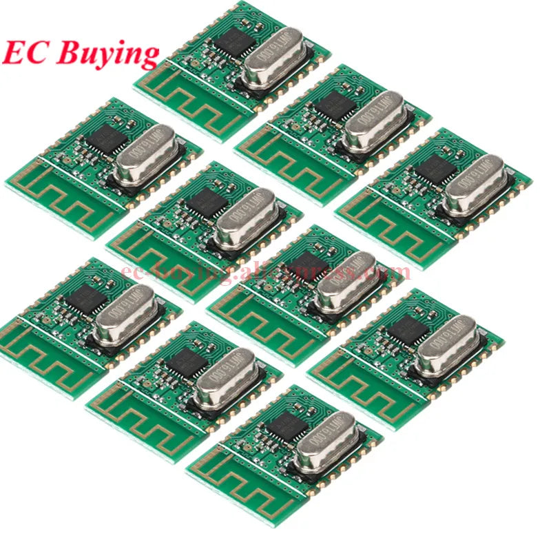 10Pcs/1pc MD7105-SY A7105 2.4G 2.4GHZ Wireless Transceiver Module 3.3V Similar CC2500 NRF24L01 500KHz Step FSK/GSK Modulation