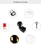180 Degree 220V Outdoor Waterproof Microwave Radar Motion Sensor Detector Wall Light Switch Home Security Safety 12M