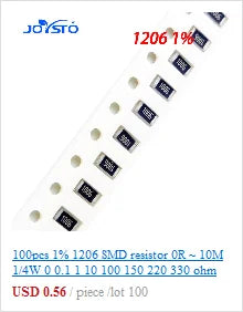 100pcs 1206 High Voltage SMD Chip Ceramic Capacitor 47pF 100pF 470pF 1nF 2.2nF 3.3nF 4.7nF 10nF 1KV 2KV X7R NPO 1000V 2000V
