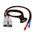 120A Anderson Connector Parallel with XT90 Female Socket to Copper Lug, XT90 Charging Port Discharge Shunt Cable