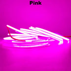 12V 24V COB LED Strip 5mm/8mm PCB 400/480LEDs/m Flexible Red/Green/Blue/Pink/Ice Blue/Yellow Led Strip For Home Decor LED Lights
