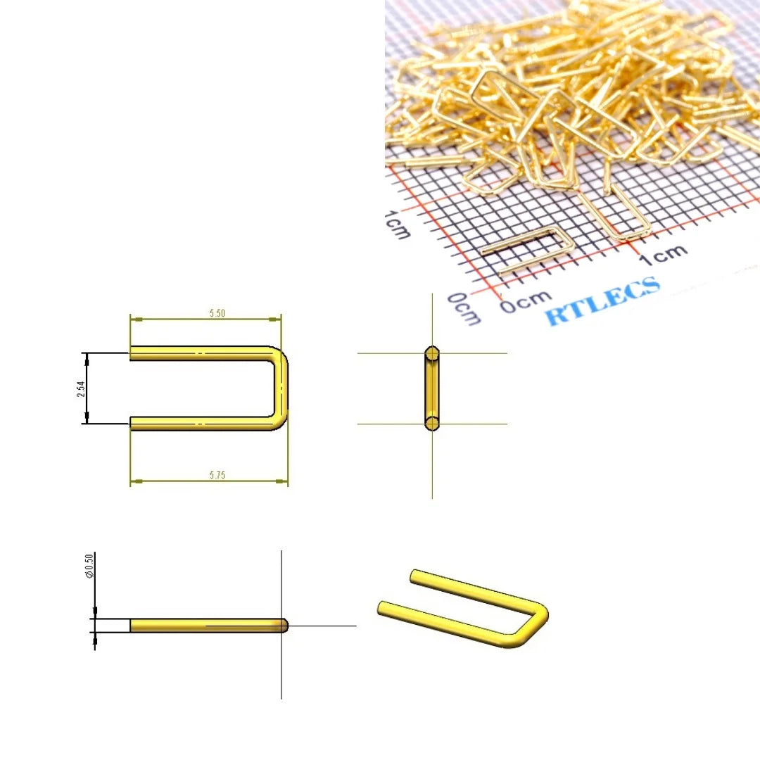 100 PCS 2.0MM 2.54MM Pitch Open Closed Jumper Cap Opening 2MM Pin Header Connector Male Female