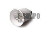 6pcs E12 to E26 Adapter Chandelier Light Socket Candelabra US CA E12 to Edsison Medium E26/E27 Bulb Base Lampholder Converter