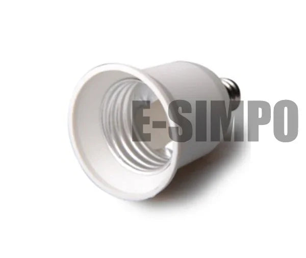 6pcs E12 to E26 Adapter Chandelier Light Socket Candelabra US CA E12 to Edsison Medium E26/E27 Bulb Base Lampholder Converter
