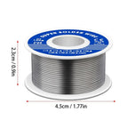 0.8/1.0mm 100g/200/500g Electronic Soldering Tin Wire Tin Melt Rosin Core Solder Soldering Wire Roll FLUX2.0% Low Temperature