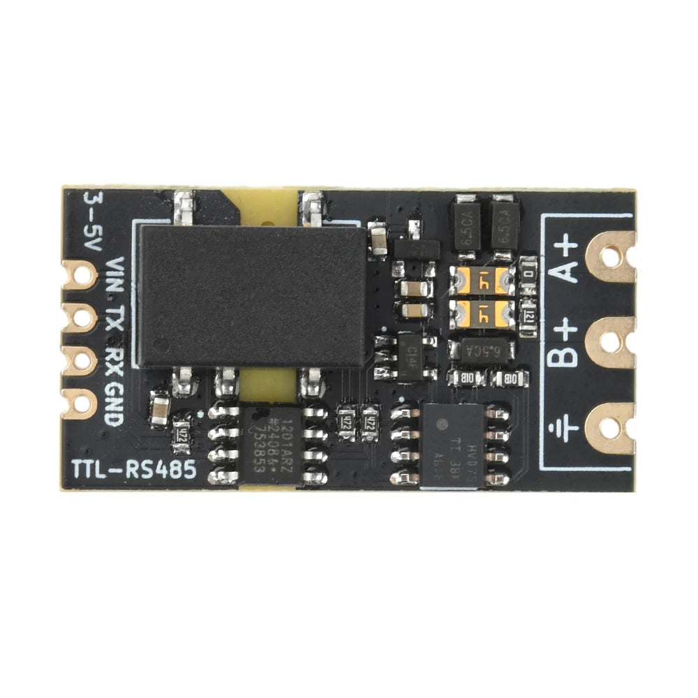 DC 3.3V/5V Isolated TTL-to-RS485 Level Converter Module; High-Speed 2Mbps Serial Port Auto-Negotiation Module