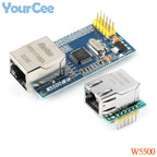 2pcs/1pc W5500 USR-ES1 SPI to LAN Ethernet Converter Board Module TCP IP 51 STM32 Microcontroller WIZ820io RC5 W5100 For Arduino