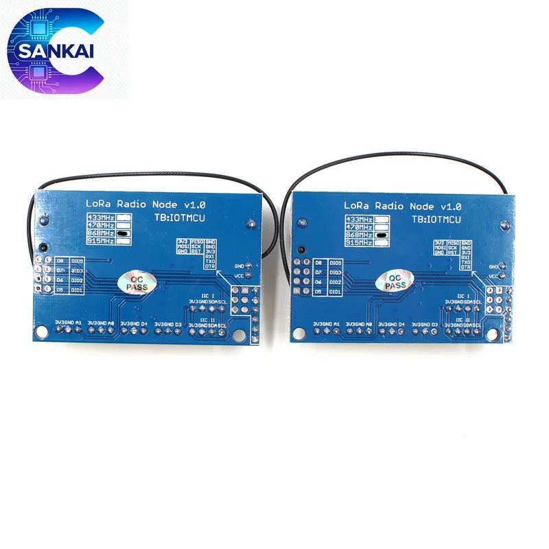 LoRa Node V1.0 RFM95/SX1276, 433-915MHz, ATmega328P 3.7-12V uFL Antenna for Arduino