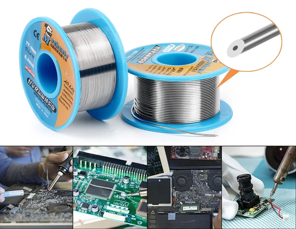 MECHANIC TY-V866 Mild Rosin Core 183℃ Melting Point 0.2-0.8mm High Purity Environmental Solder Wire Welding Flux Iron Cable Tool