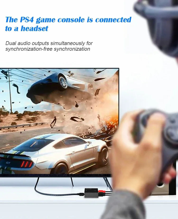 Hi-Fi Digital Fiber Coaxial to Analog Audio Converter Decoding D/A Converter for Superior Sound Quality