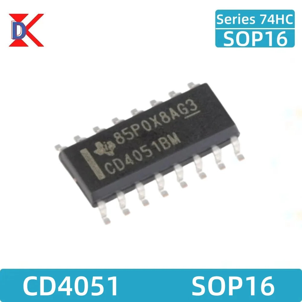 Logic gate IC chip 10PCS CD4011 CD4001 CD4094 CD4060 CD4069 CD40106 CD4051 CD4052 CD4053 CD4093 CD4013 CD4017 SOP14 SOP16