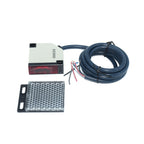 DC12-24V Reflective Photoelectric Switch Photocell E3JK-R4M1 Infrared Beam Detector Square Reflex Light Barrier Sensor