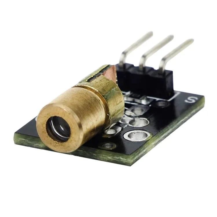10pcs KY 008 Laser Head Sensor Module 650nm 5V Dot for Arduino UNO R3 Laser Pointer DIY Project