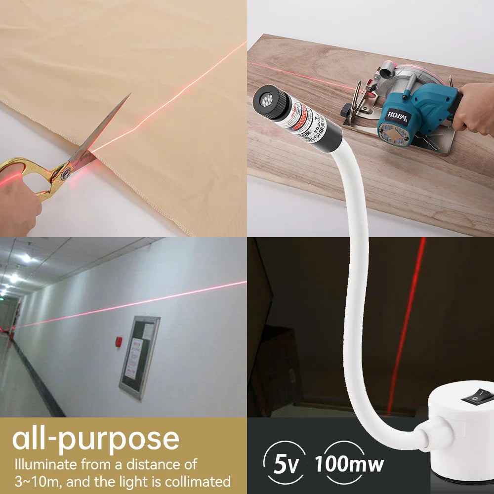 DTF Accessories USB Laser Pointer Cross Magnet Transfer Iron Position Kit Positioning Tool DTG Heat Press Infrared Laser Lamp