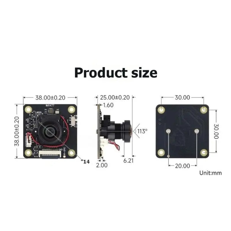 HOT!A72T IMX477 IR-CUT Camera Module For Raspberry Pi 12.3MP High-Resolution