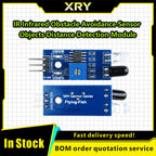 XRY 10pcs/1pc IR Infrared Obstacle Avoidance Sensor Module for Arduino Smart Car Robot 3-Wire Reflective Photoelectric New