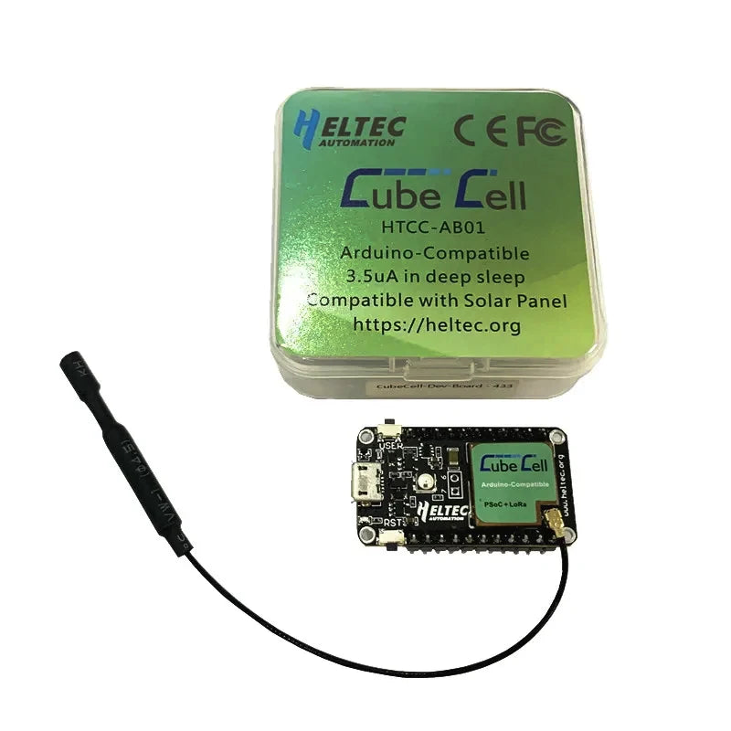 2PC New lOT Lora Node HTCC-AB01 forArduino loT Lora Node v2 Version433MHZ/868-915MHZ ASR6501 Cubecell Development Board