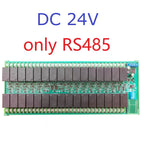 Ethernet/RS485 Relay Module with 32 Channels DC 12V 24V 20A, RJ45 Network Port TCP/IP and Modbus RTU Board