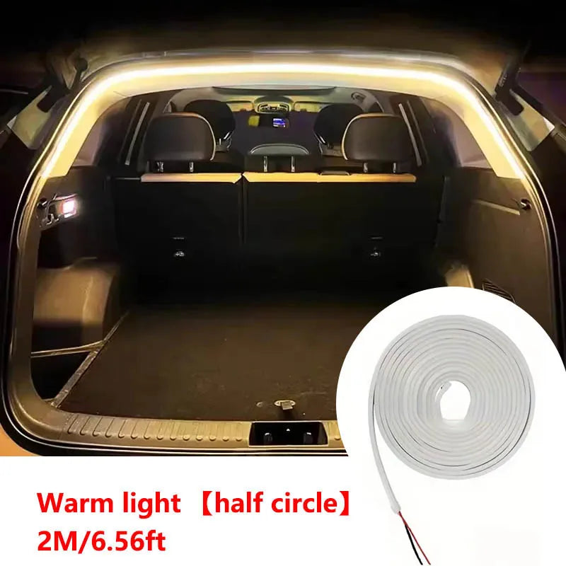 Car High Brightness Trunk Lighting Ambient Light Interior Decoration LED Wiring Free Automatic Sensing Tailgate LED Light Strip